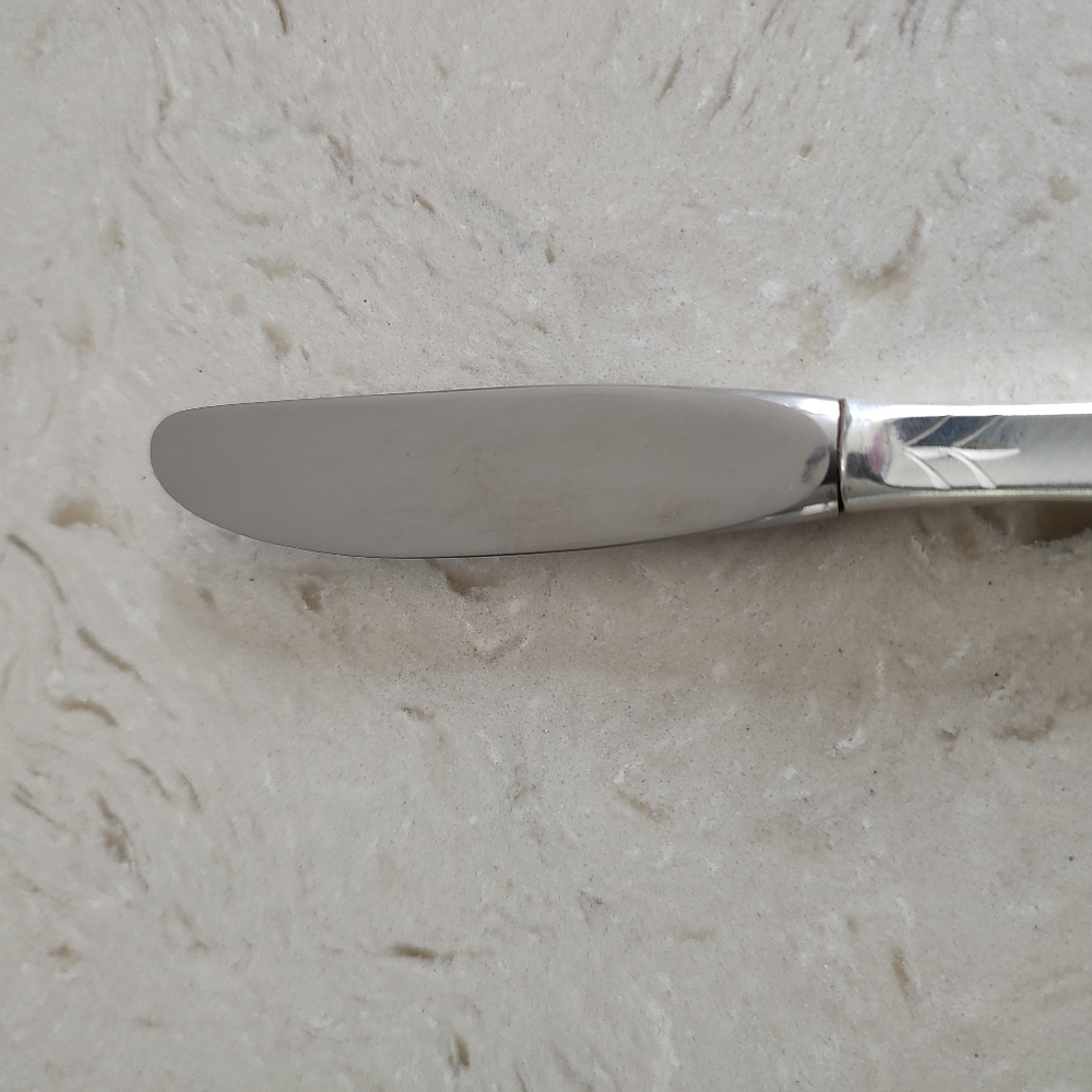 Gorham Gossamer Sterling Silver Butter Spreader Hollow Handle 7" Vintage - Picture 8 of 10